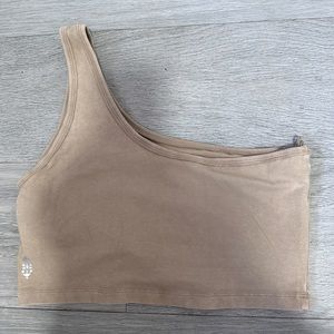 FP Movement off the shoulder top with built in bra